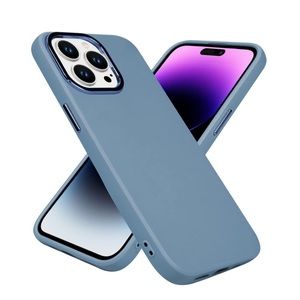 iPhone 14 Pro Max Blue Silicone Case
